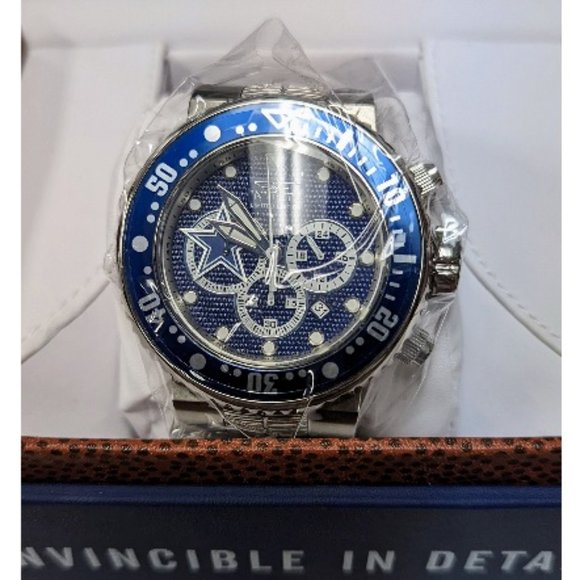 🏈🆕 INVICTA- NFL DALLAS COWBOYS CHRONGRAPH QUARTZ WATCH - MEN - Picture 3 of 4